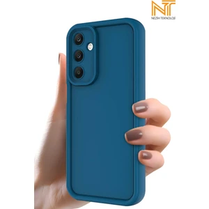 Nezih Case samsung Galaxy A15 Uyumlu Kamera Korumalı Parlak Stil Tasarım Kapak