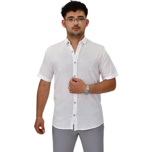 Erkek Pamuklu Yazlık Kısa Kol Gömlek 9664 BGL-ST04595