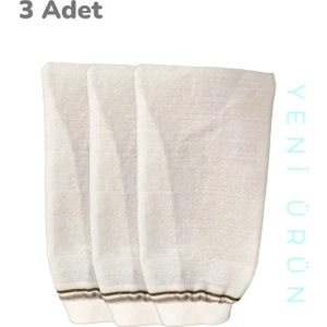 3 Adet Lastikli Hamam ve Duş Kesesi