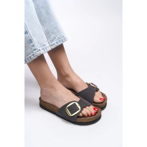 Hosrathla Kadın Tek Tokalı Terlik 0012603