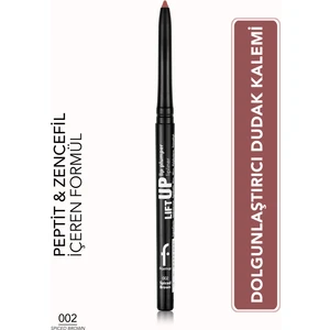 Lift Up Lip Plumper Lipliner Dolgunlaştırıcı Etkili & Uzun Süre Kalıcı Dudak Kalemi (002 Spiced Brown) 8682536099431