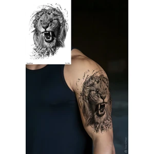 BP Tattoo Gerçekçi Aslan Geçici Dövme Lion Tattoo
