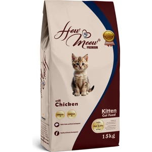 How Meow Kitten Yavru Kedi Maması Tavuklu 15KG
