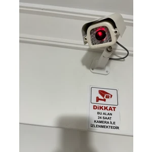 Sahte kamera kırmızı yanıp sönen  ışıklı