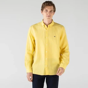 Slim Fit Keten Gömlek