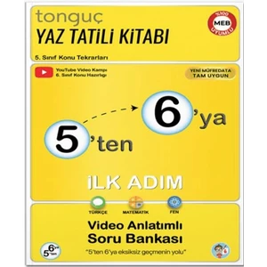 5'ten 6'ya Hazırlık Kitabı