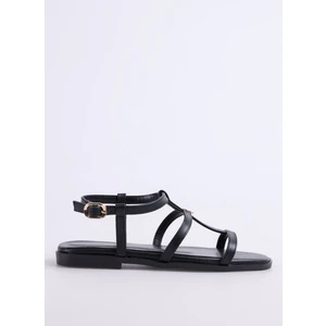 Siyah Kadın Sandalet Kınley