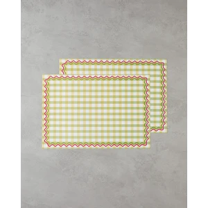 Sommertanz Polipropilen 2'li Amerikan Servis 29X42 cm Yeşil