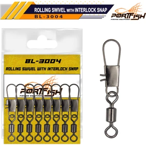 Port Fish BL-3004 Bilyalı Fırdöndülü Klips