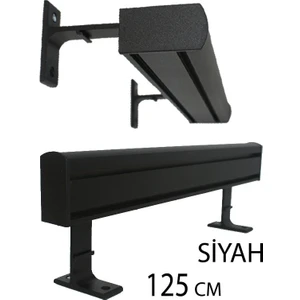 Vip Dekoratif Perde Ray Kornişi alüminyum 2 Kanallı  10 cm Orijinal Alüminyum Ayaklı