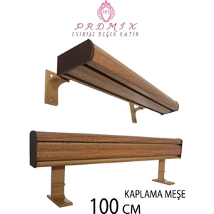 Vip Dekoratif Perde Ray Kornişi alüminyum 2 Kanallı  10 cm Orijinal Alüminyum Ayaklı