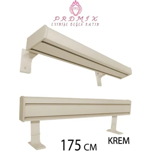 Vip Dekoratif Perde Ray Kornişi alüminyum 2 Kanallı  10 cm Orijinal Alüminyum Ayaklı