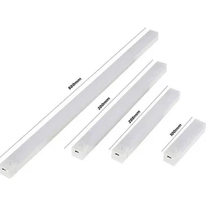 Dokunmatik Sensörlü Tüp Ledli Şarjlı Sarı LED Auto Mod Dolap Içi, Koridor, Tezgah Altı 10CM