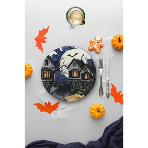 Halloween Blue Castle Servis Tabağı 26 cm 19951