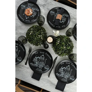 Tea & Deserts Servis Tabağı 25 Cm 6 Adet