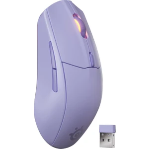 Steelseries Rival 3 Wireless Gen 2 Gaming Mouse - 2.4ghz ve Bluetooth Bağlantı - Lila
