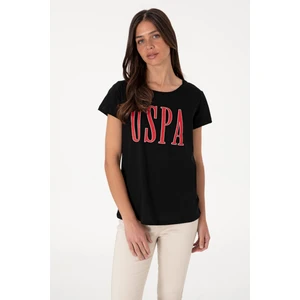 U.s. Polo Assn. Kadın Siyah Tişört 50305842-VR046