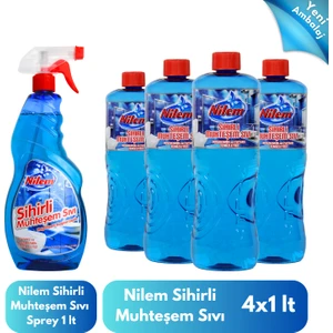 Sihirli Muhteşem Sıvı Sprey 1 lt + 4 Yedek 1 lt