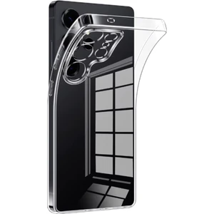 Samsung Galaxy S25 Ultra Uyumlu Yumuşak Esnek 3D Süper Şeffaf Silikon Kılıf