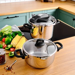 Perfect Gray İndüksiyon Tabanlı Düdüklü Tencere Seti 4+6 Litre
