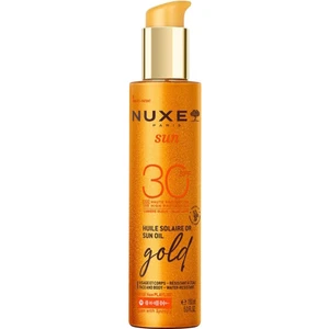 Sun - Altın Işıltılı Bronzlaştırıcı Güneş Koruyucu Yağ SPF30 150 ml