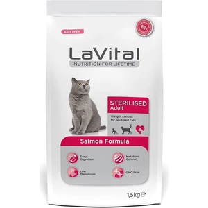 La Vital  Somonlu Kısırlaştırılmış Yetişkin Kedi Maması 1.5 kg