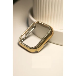 Apple Watch SERIE10 (42MM )Kasa Koruyucu Işıltılı Parlak Taşlı Koruma