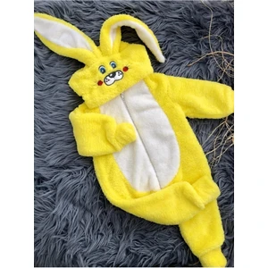 Çocuksan Baby&Kids Wear Bebek Unisex Tavşan Şapkalı Welsoft Peluş Uyku Tulumu