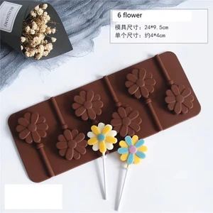 Silikon Lolipop Kalıbı Çikolata Kalıbı Silikon Kalıp