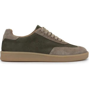 Tamer Tanca Erkek Hakiki Deri Haki Sneakers & Spor Ayakkabı 233 5100 Erk Ayk Y25 Hakı Dr/vzn Suet