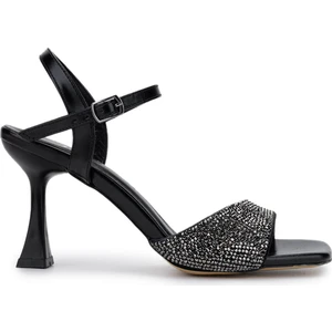 Tamer Tanca Kadın Hakiki Deri Siyah Topuklu Ayakkabı 1065 040 Bn Ayk Y25 Sıyah