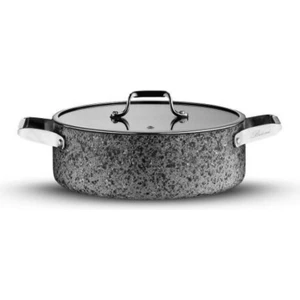 Brioni stone-H Çizilmez Yanmaz Yapışmaz 22 cm Basık Tencere