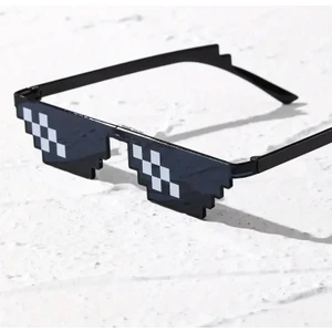 Shop Nova Thug Life Trend Güneş Gözlüğü Mozaik Siyah Kedi Gözlükleri