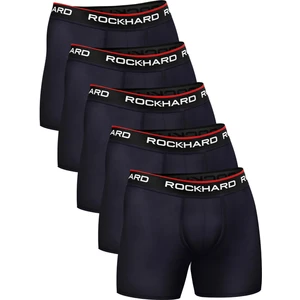 Erkek Lacivert Pamuklu Boxer 5'li Paket