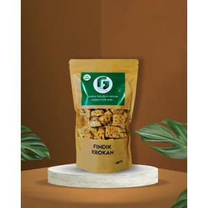 Doypack Ambalajda Fındık Krokan -Taze Üretim, Yeni Mahsül - 800 gr