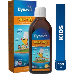 Dynavıt Portakal Aromalı Balık Yağı 150 mL - Omega-3, EPA, DHA