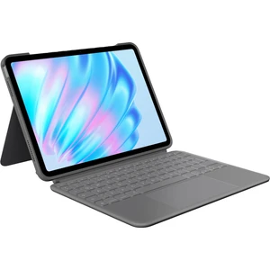 Combo Touch 11" iPad Air M2 ile Uyumlu Türkçe Klavyeli Tablet Kılıfı - Gri