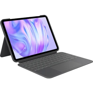 Combo Touch 11" iPad Pro M4 ile Uyumlu Türkçe Klavyeli Tablet Kılıfı - Gri