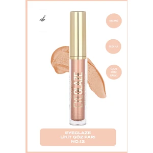 Golden Rose Eye Glaze Liquid Eyeshadow No: 12 Rosy Sand - Likit Göz Farı - 8691190509200