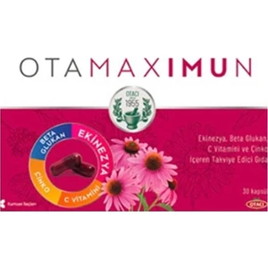 Otamaximun Beta Glukan Çinko C Vitamini 30 Kapsül
