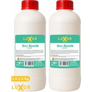 Kimya Sıvı Kostik % 45-48 2 Adet  1,5 kg