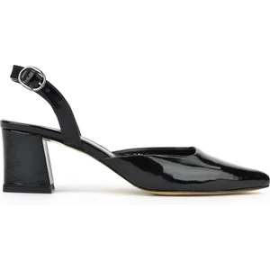 Ziya, Kadın Hakiki Deri Topuklu Ayakkabı 1511030Z2555 Siyah