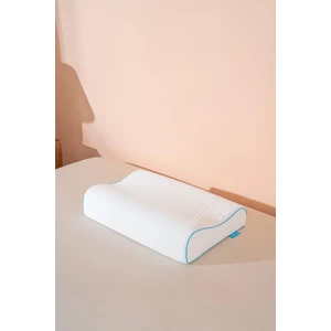 Yüksek Visco Yastık Çift Boyun Destekli Ortopedik Visko Yastık - 60X40X14/12CM