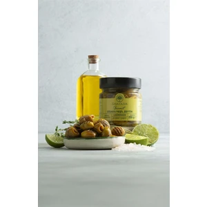 Gaia Oliva Izgara Yeşil Zeytin, Domat Çeşidi, Doğal Salamura, Net: 255 gr