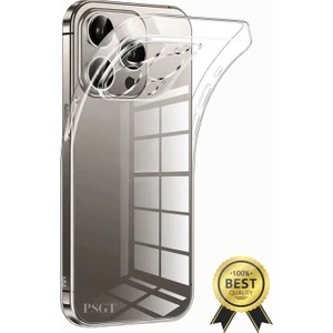 Apple ( Iphone 16 Promax ) Uyumlu Kılıf Transparent Soft Şeffaf Lenz Korumali