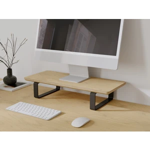 Doğal Ahşap Monitör Yükseltici Monitor Altlığı Monitör Sehpası Monitör Standı Tek Monitör