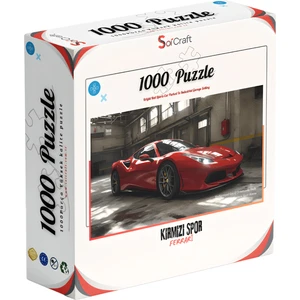 Soi Craft 1000 Parça Puzzle Kırmızı Ferrari