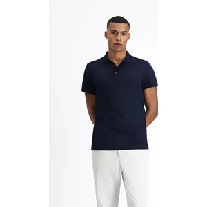 Polo Yaka Regular Fit Nakışlı Pamuklu Tişört