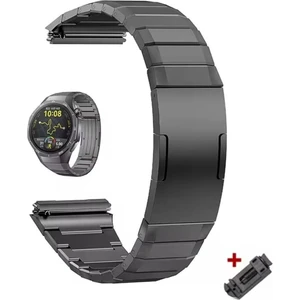 Huawei Watch Gt6/Gt 5 Pro/Gt3 Pro 46mm Birebir Uyumlu Titanyum Alaşımlı Paslanmaz Çelik Kordon