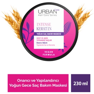 Intense Keratin Aşırı Yıpranmış Saçlara Özel Yoğun Saç Bakım Maskesi 230 Ml-Vegan